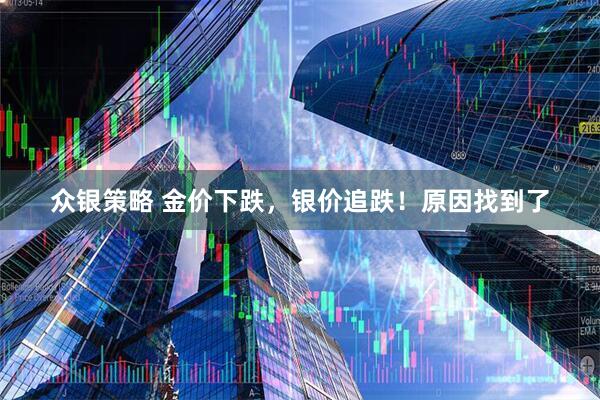众银策略 金价下跌，银价追跌！原因找到了